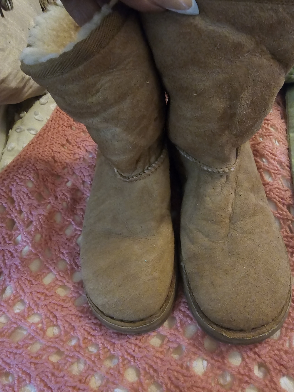 Aldo "Ontrey"Suede Shearling Lined Boots Size EU 37 Us 6.5/7